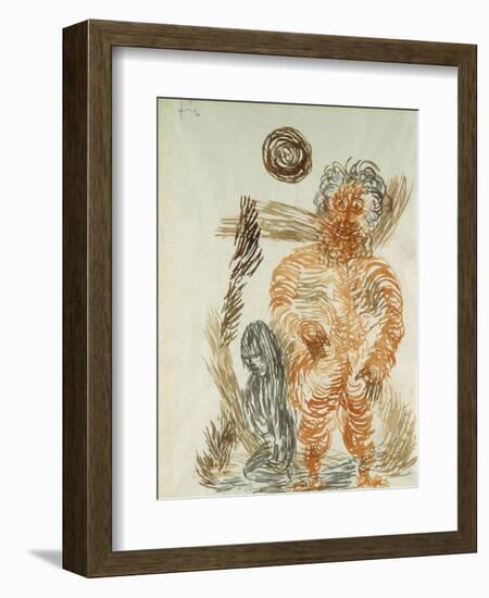 The Power of the Giant; Gewalt Den Riesen-Paul Klee-Framed Giclee Print