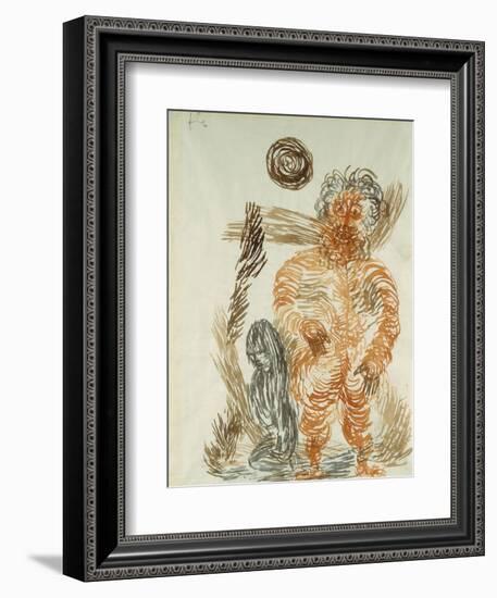 The Power of the Giant; Gewalt Den Riesen-Paul Klee-Framed Giclee Print