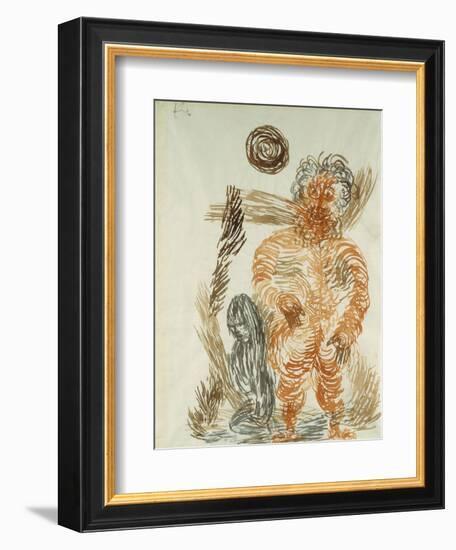 The Power of the Giant; Gewalt Den Riesen-Paul Klee-Framed Giclee Print