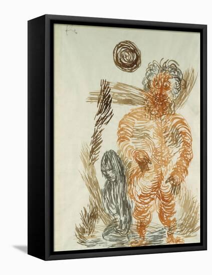 The Power of the Giant; Gewalt Den Riesen-Paul Klee-Framed Premier Image Canvas