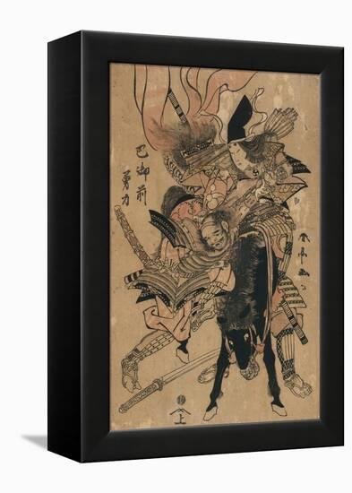 The Powerful Tomoe Gozen, C.1810-Katsukawa Shuntei-Framed Premier Image Canvas