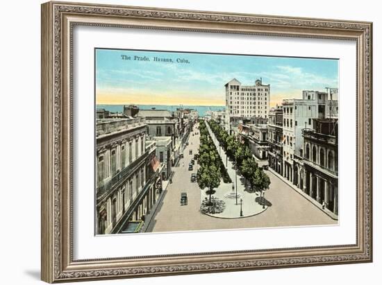 The Prado, Havana, Cuba-null-Framed Art Print