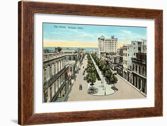 The Prado, Havana, Cuba-null-Framed Art Print