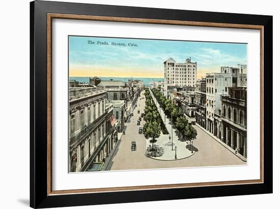 The Prado, Havana, Cuba-null-Framed Art Print