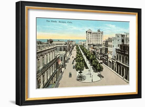 The Prado, Havana, Cuba-null-Framed Art Print