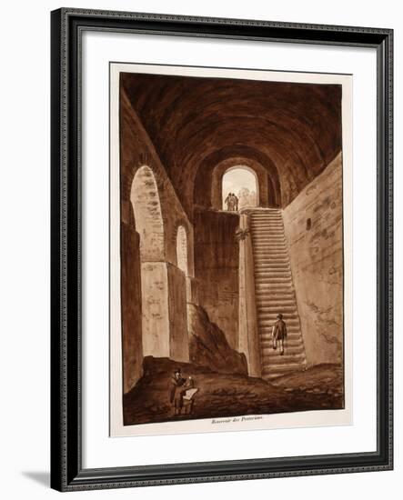 The Praetorian Reservoir, 1833-Agostino Tofanelli-Framed Giclee Print