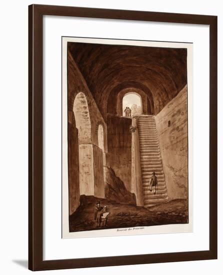 The Praetorian Reservoir, 1833-Agostino Tofanelli-Framed Giclee Print