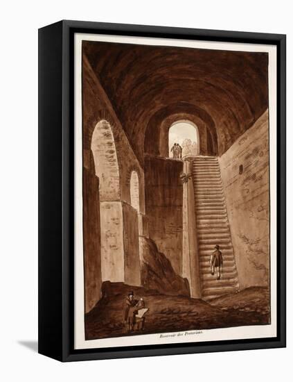 The Praetorian Reservoir, 1833-Agostino Tofanelli-Framed Premier Image Canvas