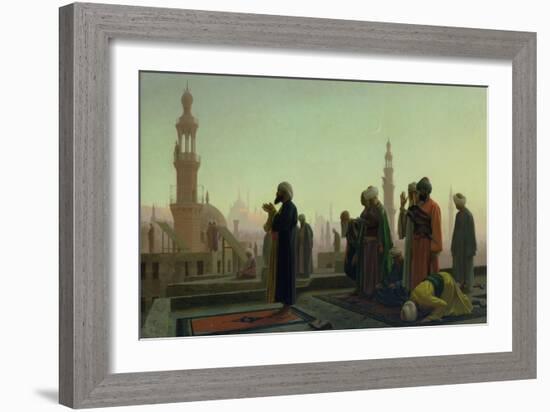 The Prayer, 1865-Jean Leon Gerome-Framed Giclee Print