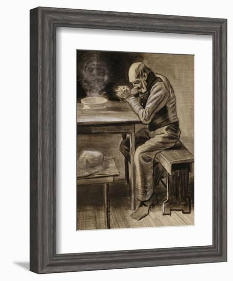 The Prayer, 1882-Vincent van Gogh-Framed Giclee Print