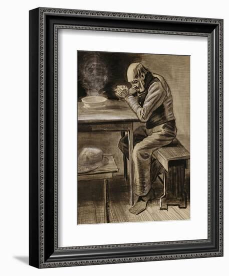 The Prayer, 1882-Vincent van Gogh-Framed Giclee Print