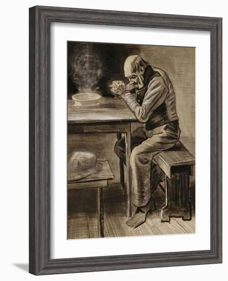 The Prayer, 1882-Vincent van Gogh-Framed Giclee Print