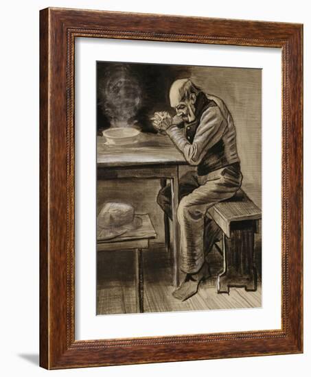 The Prayer, 1882-Vincent van Gogh-Framed Giclee Print