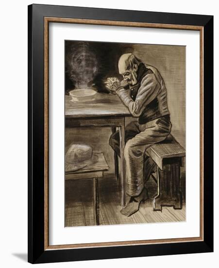 The Prayer, 1882-Vincent van Gogh-Framed Giclee Print