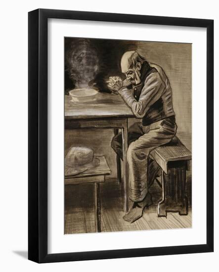 The Prayer, 1882-Vincent van Gogh-Framed Giclee Print