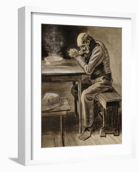 The Prayer, 1882-Vincent van Gogh-Framed Giclee Print