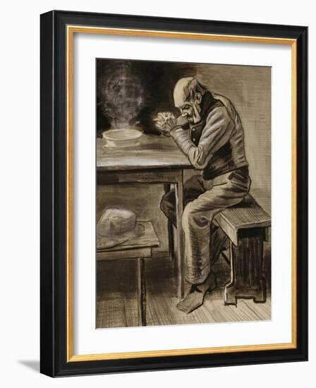 The Prayer, 1882-Vincent van Gogh-Framed Giclee Print