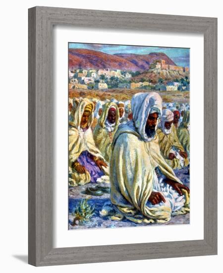 The Prayer, 1918-Etienne Dinet-Framed Giclee Print