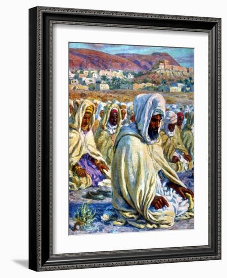 The Prayer, 1918-Etienne Dinet-Framed Giclee Print