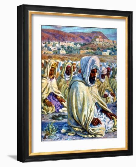 The Prayer, 1918-Etienne Dinet-Framed Giclee Print