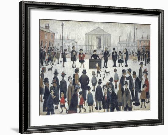 The Prayer Meeting-Laurence Stephen Lowry-Framed Giclee Print