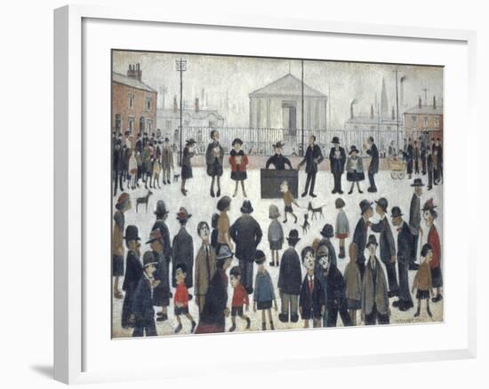 The Prayer Meeting-Laurence Stephen Lowry-Framed Giclee Print