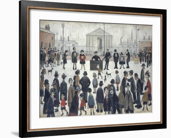 The Prayer Meeting-Laurence Stephen Lowry-Framed Giclee Print