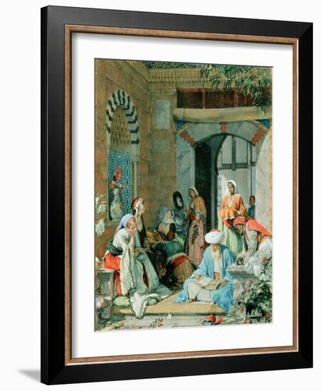 The Prayer of the Faithful Shall Cure the Sick-John Frederick Lewis-Framed Giclee Print