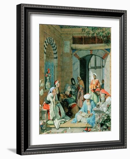 The Prayer of the Faithful Shall Cure the Sick-John Frederick Lewis-Framed Giclee Print