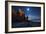 The Pre-Inca, Chiripa Culture, Horca Del Inca Ruins at Night Near Copacabana-Alex Saberi-Framed Photographic Print