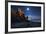 The Pre-Inca, Chiripa Culture, Horca Del Inca Ruins at Night Near Copacabana-Alex Saberi-Framed Photographic Print