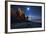 The Pre-Inca, Chiripa Culture, Horca Del Inca Ruins at Night Near Copacabana-Alex Saberi-Framed Photographic Print