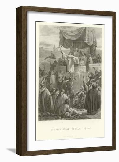 The Preaching of the Second Crusade-Alphonse Marie de Neuville-Framed Giclee Print