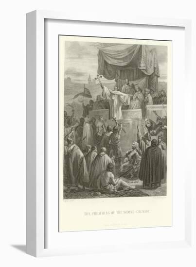 The Preaching of the Second Crusade-Alphonse Marie de Neuville-Framed Giclee Print