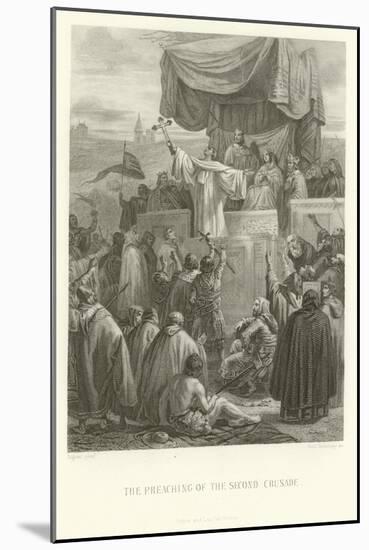 The Preaching of the Second Crusade-Alphonse Marie de Neuville-Mounted Giclee Print