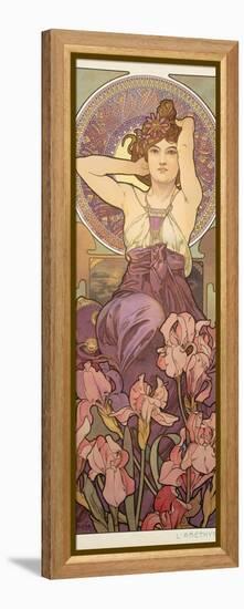 The Precious Stones: Amethyst, 1900-Alphonse Mucha-Framed Premier Image Canvas