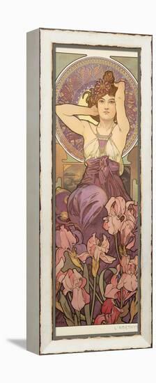 The Precious Stones: Amethyst, 1900-Alphonse Mucha-Framed Premier Image Canvas