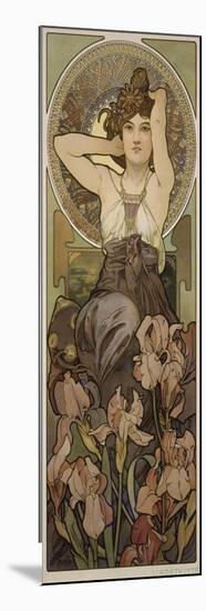 The Precious Stones: Amethyst, 1900-Alphonse Mucha-Mounted Giclee Print