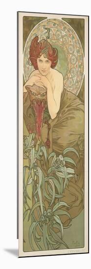 The Precious Stones: Emerald, 1900-Alphonse Mucha-Mounted Giclee Print