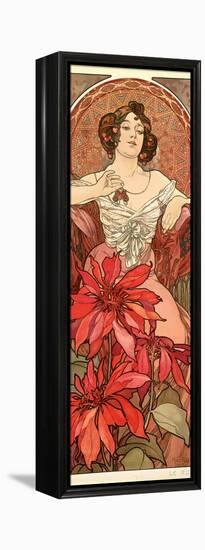 The Precious Stones: Ruby, 1900-Alphonse Mucha-Framed Premier Image Canvas