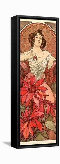 The Precious Stones: Ruby, 1900-Alphonse Mucha-Framed Premier Image Canvas