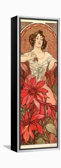 The Precious Stones: Ruby, 1900-Alphonse Mucha-Framed Premier Image Canvas