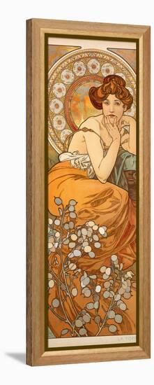 The Precious Stones: Topaz, 1900-Alphonse Mucha-Framed Premier Image Canvas