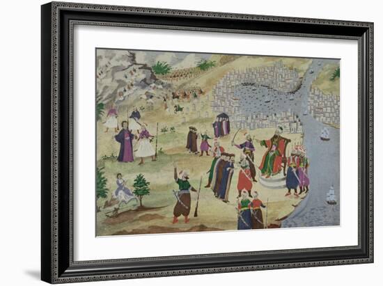 The Predicted Fall of Constantinople, from the Pictorial History of the Greek War of Independence-null-Framed Giclee Print