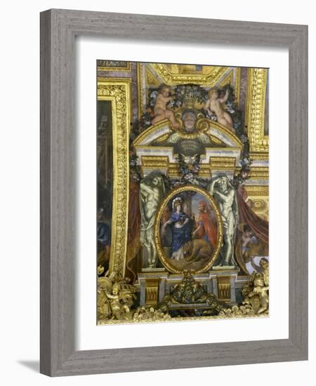 The Preeminence of France Recognized by Spain, 1662-Charles Le Brun-Framed Giclee Print