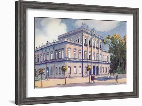 'The Prefecture of the Federal District. North-Eastern Corner of the Praca da Republica', 1914-Unknown-Framed Giclee Print