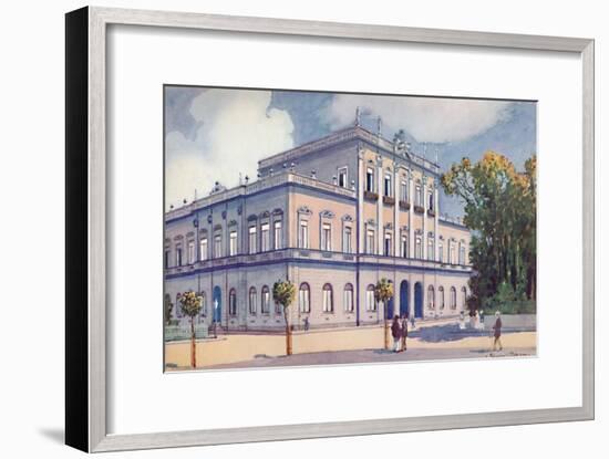 'The Prefecture of the Federal District. North-Eastern Corner of the Praca da Republica', 1914-Unknown-Framed Giclee Print