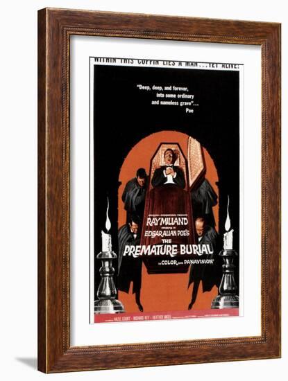 The Premature Burial, 1962-null-Framed Art Print