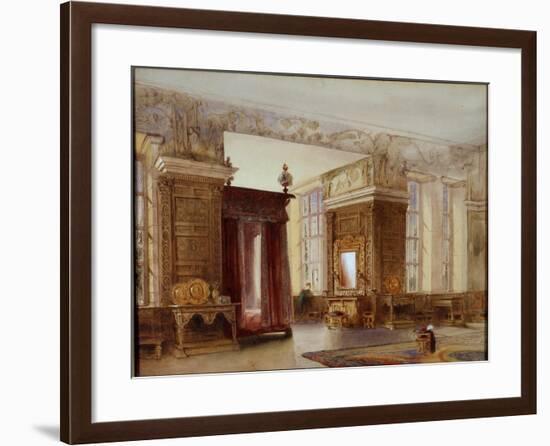 The Presence Chamber at Hardwick, 1858-William Henry Lake Price-Framed Giclee Print