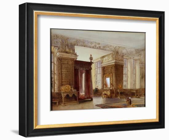 The Presence Chamber at Hardwick, 1858-William Henry Lake Price-Framed Giclee Print